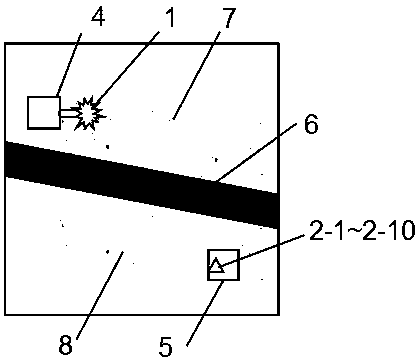 Method for determining effective monitoring distance of coal mine underground hydraulic fracturing microseism