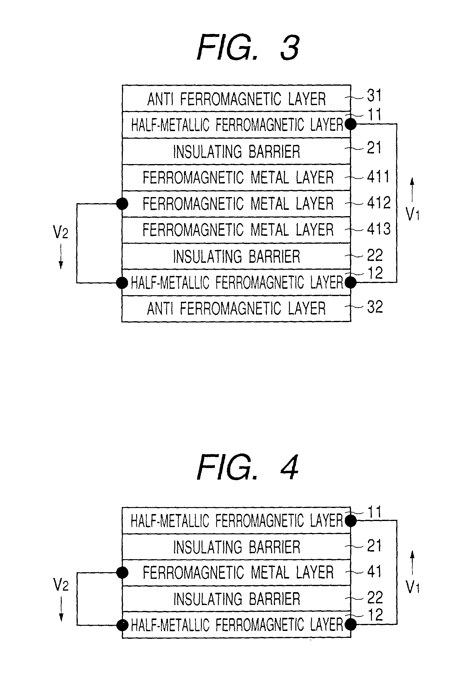 Ferromagnetic tunnel magnetoresistive devices and magnetic head