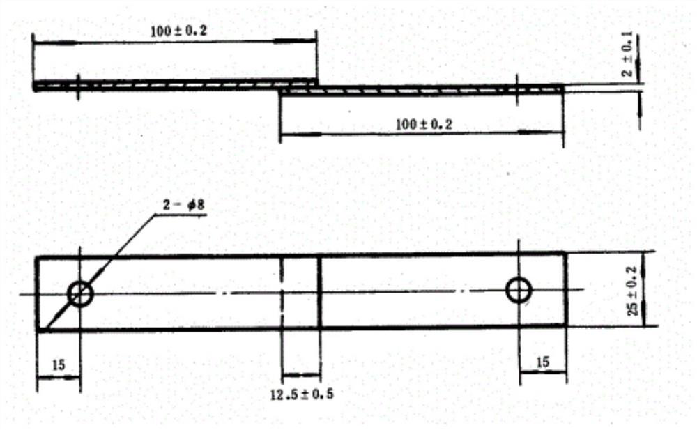 Clamp and method for testing tensile shear creep of adhesive by cross method