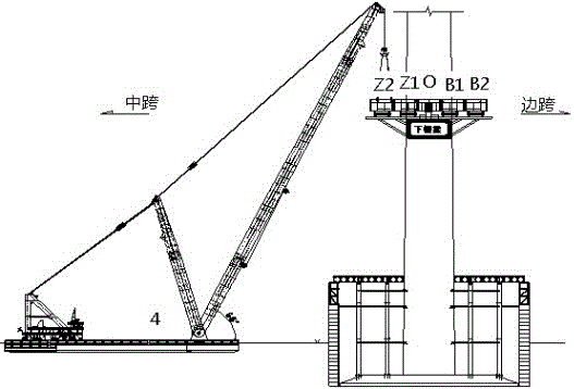 Construction method of superlong cable beam-free sections of cable-stayed bridge