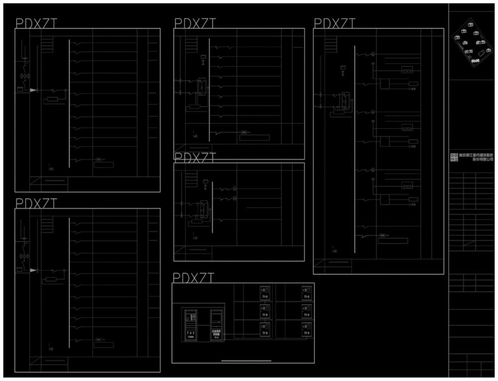 Method for identifying distribution box diagram in electrical professional distribution box systematic diagram based on deep learning