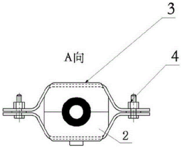 Pull off socket clamping device