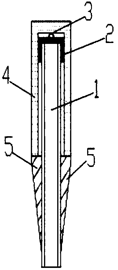 Detecting tube for maintenance and detection of highway engineering foundation pile