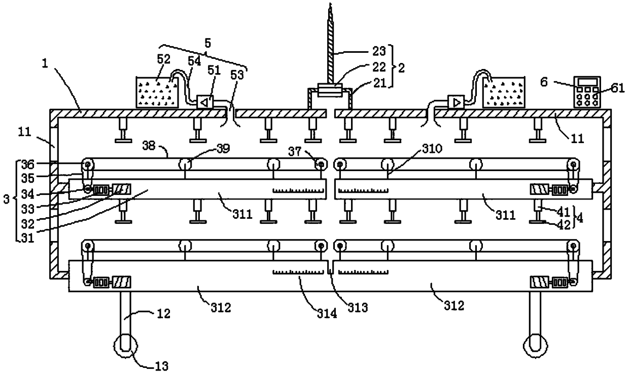 Insulating rubber pad abutment cutting machine