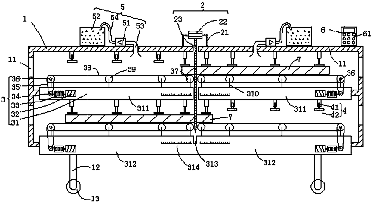 Insulating rubber pad abutment cutting machine