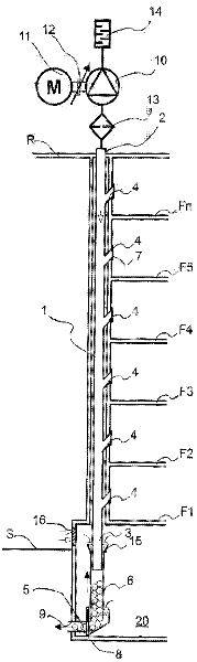 Method and apparatus in connection with a refuse chute