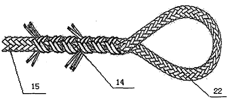 Twelve-strand rope sleeve and manufacturing method thereof