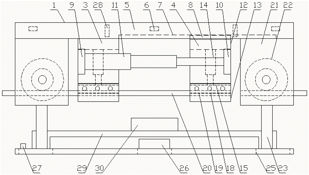 Automatic cabling device for transmission line