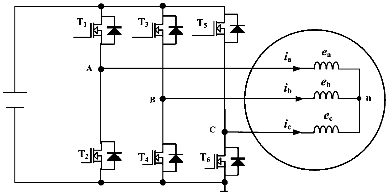 A brushless DC motor rotor position detection circuit and detection method