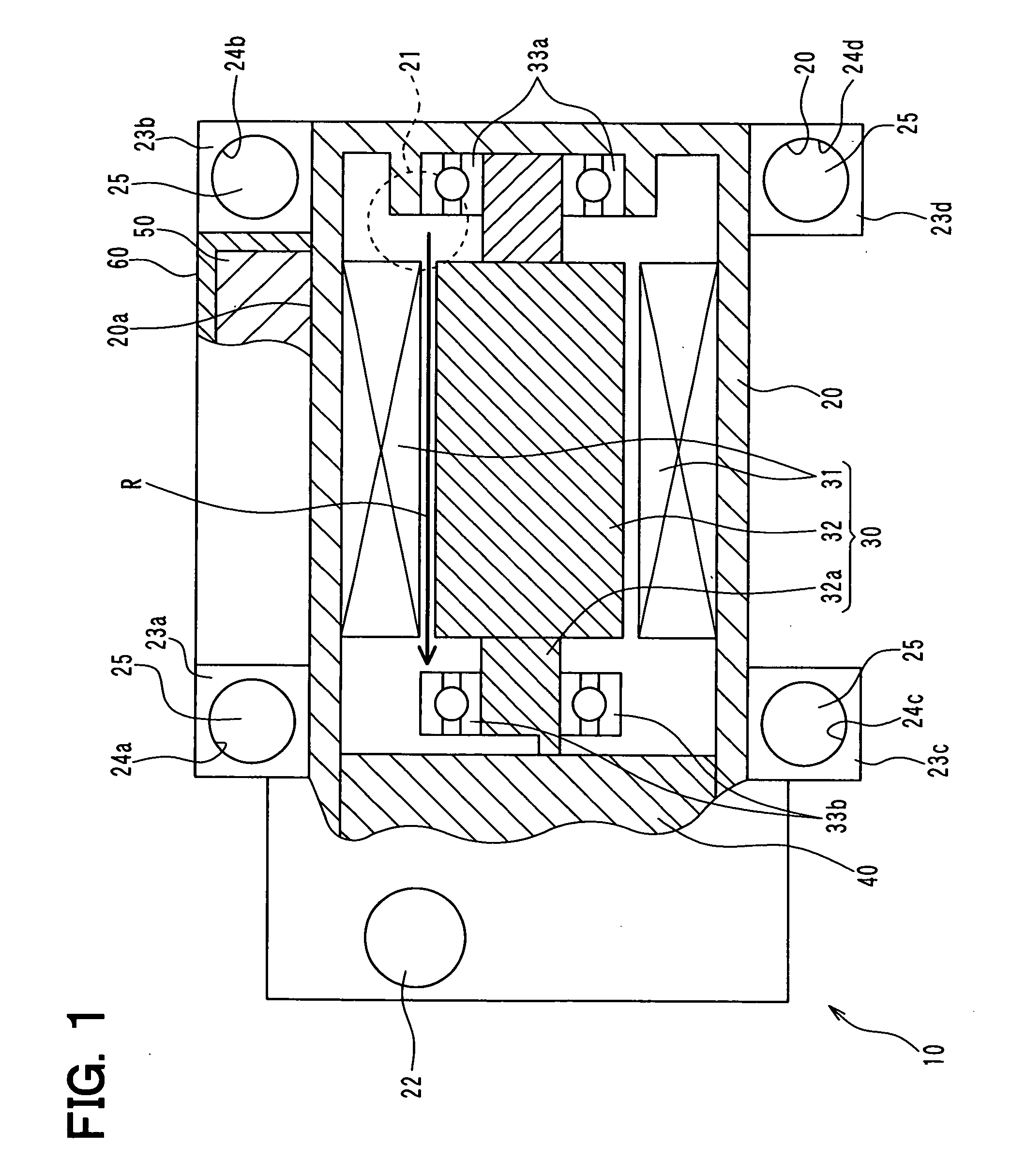 Driving apparatus for a vehicle-mounted electric motor
