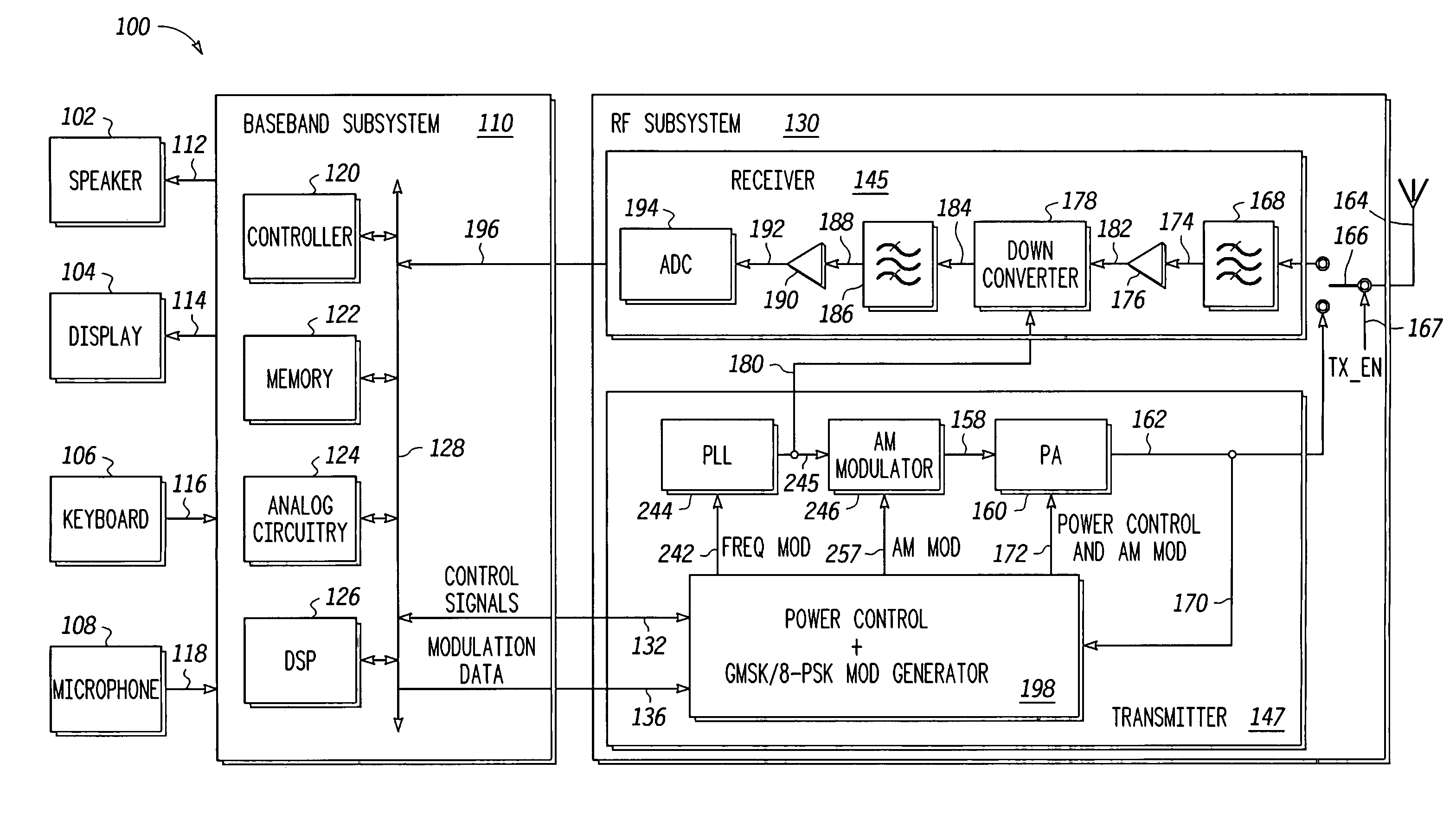 Configurable multi-mode modulation system and transmitter