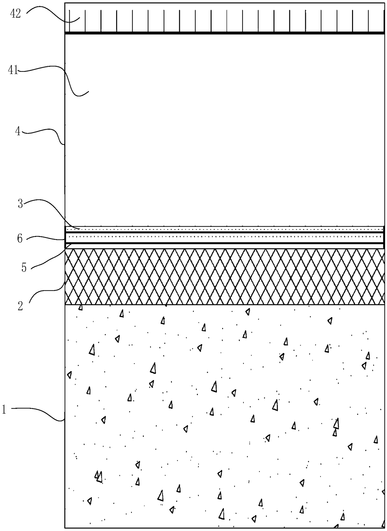 Pavement structure suitable for styles and features of ancient water towns and implementation method thereof