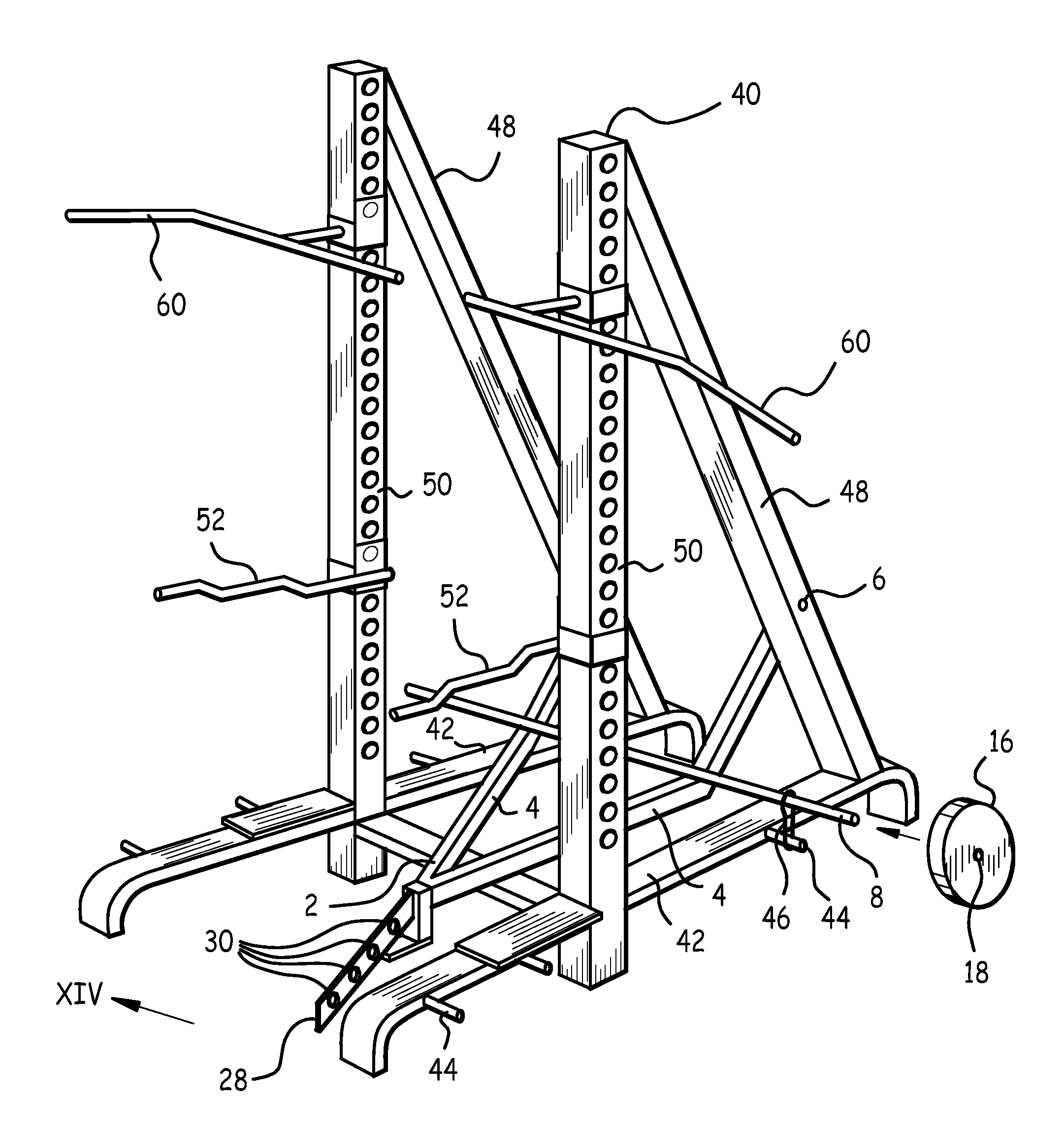Exercise arm and method of use