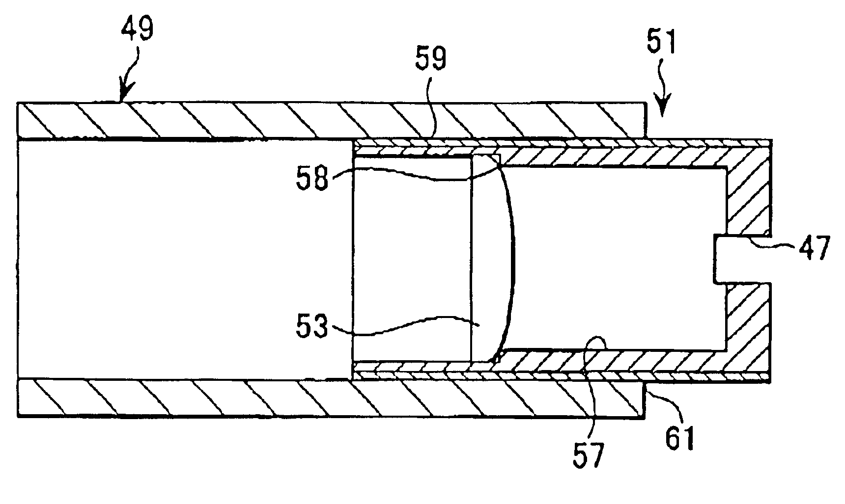 Laser module for bar code reader