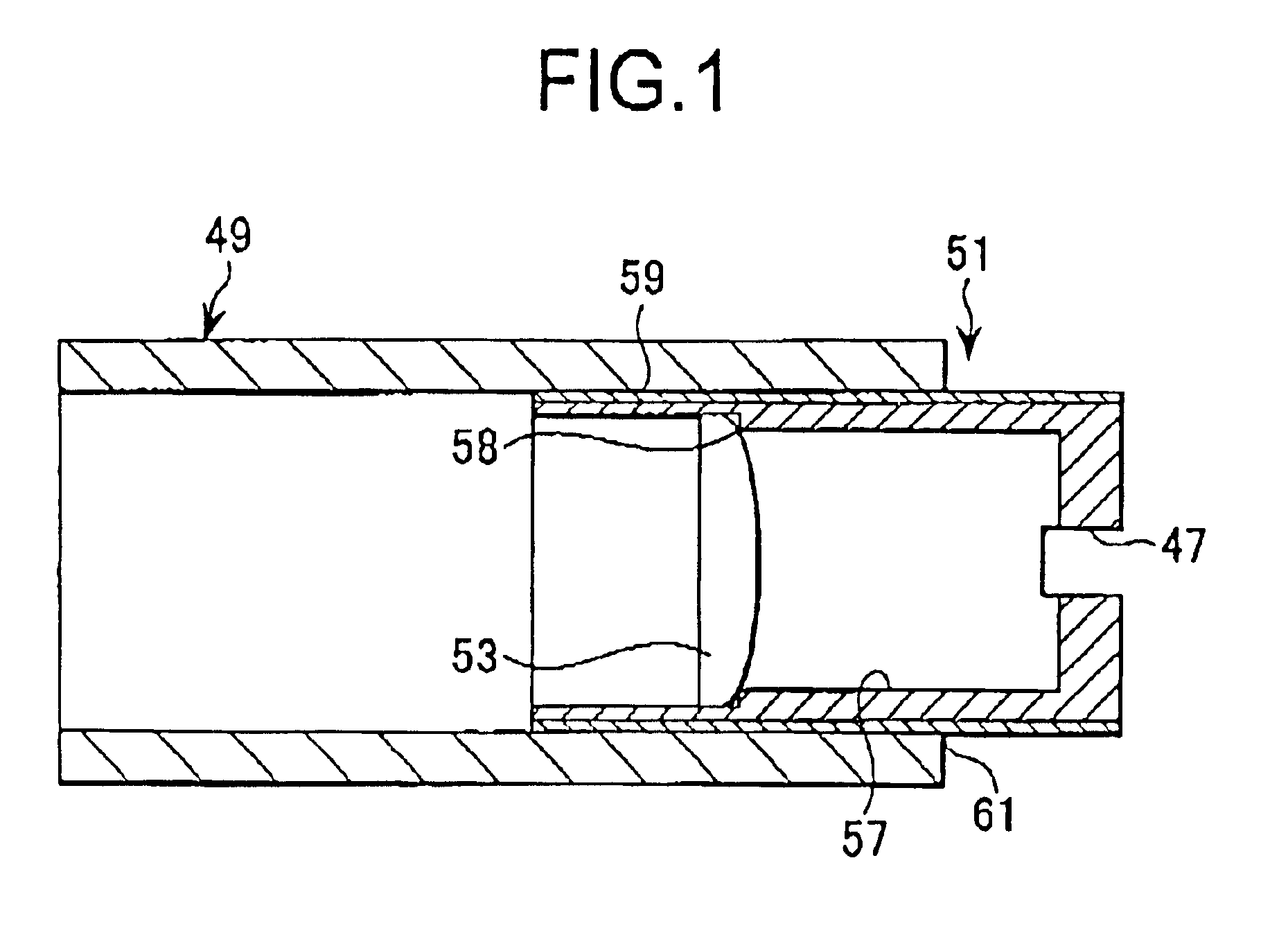 Laser module for bar code reader