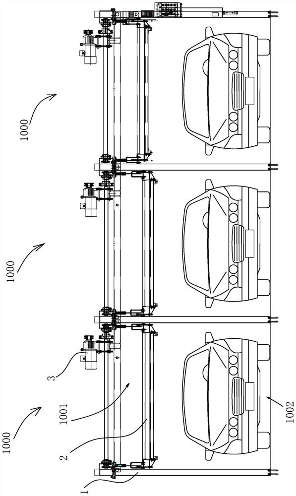 Novel simple lifting stereo garage and control method thereof