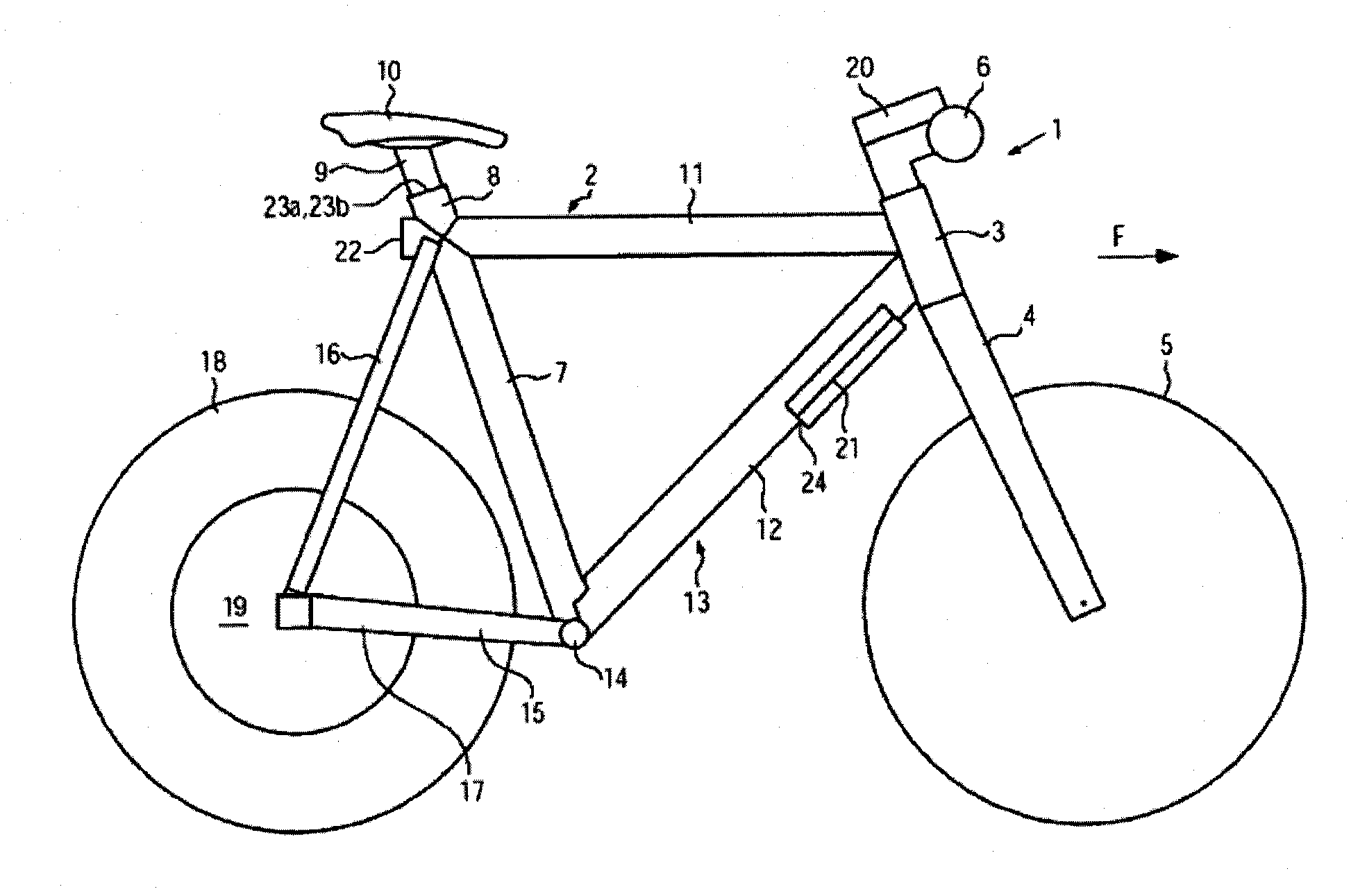 Electric motorcycle with diamond frame and auxiliary pedal drive