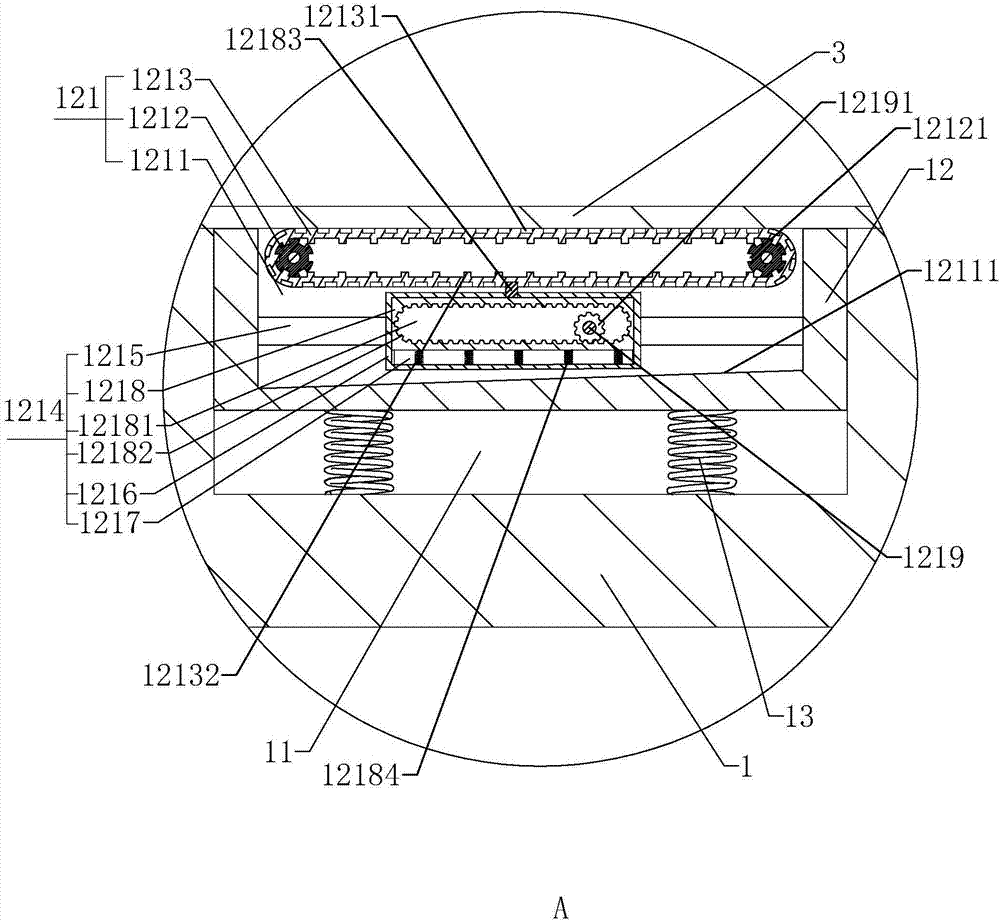 Progressive die and feeding device thereof