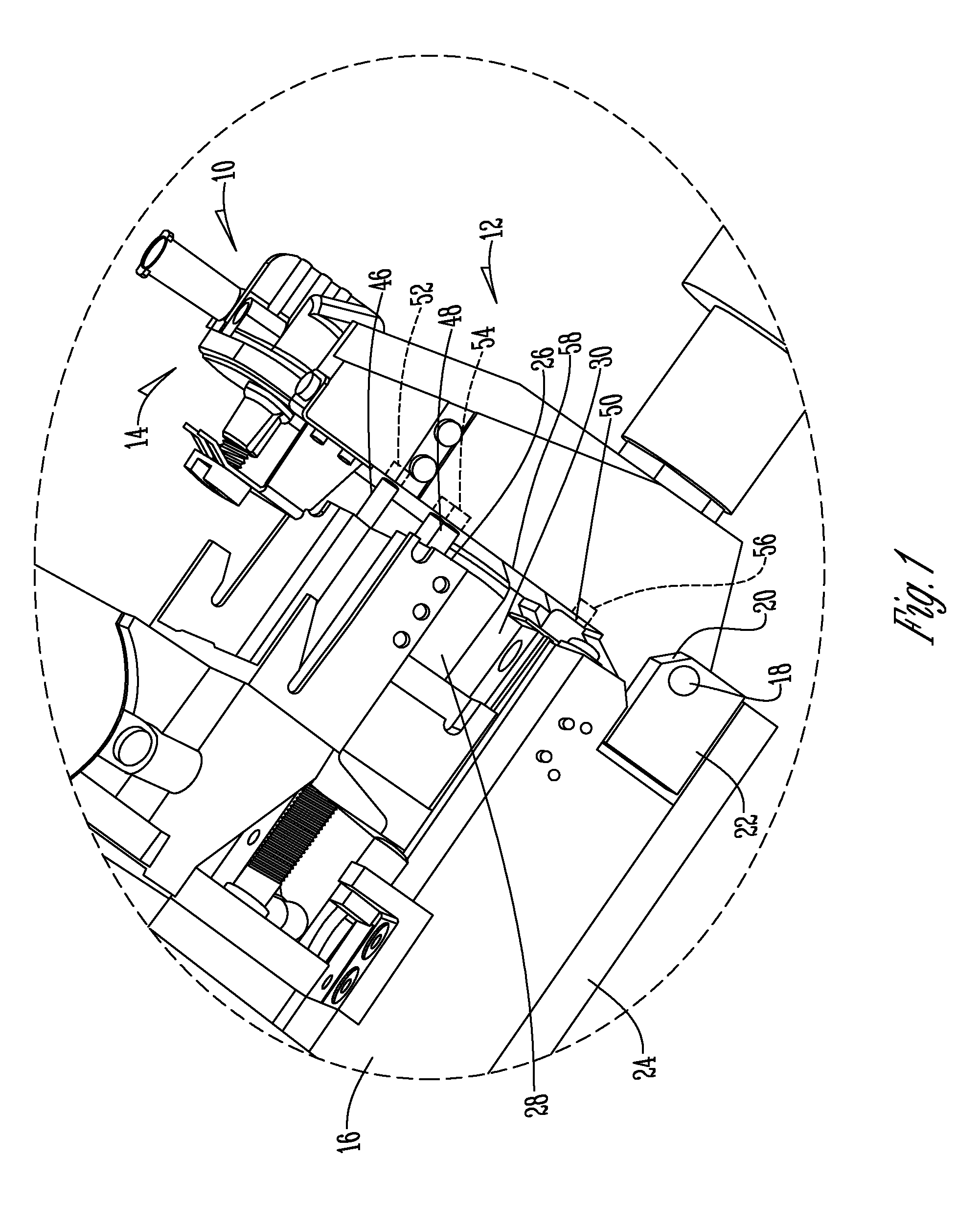 Door mount stabilization system for an infusion pump