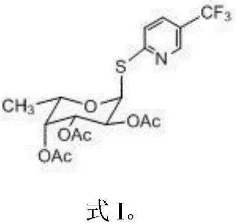 2,3,4-triacetyl-1-(5-trifluoromethyl-2-pyridyl) mercapto-alpha-L-fucopyranoside