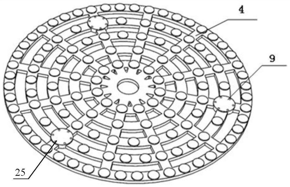 A flexible memory alloy support device for a small-caliber light mirror