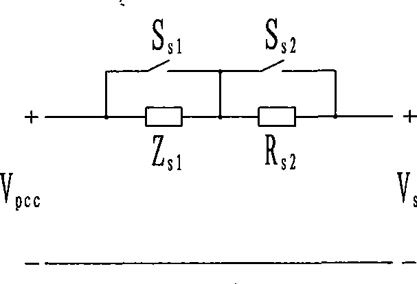 Method for large-sized wind-driven generator group to get through low voltage failure of electric network