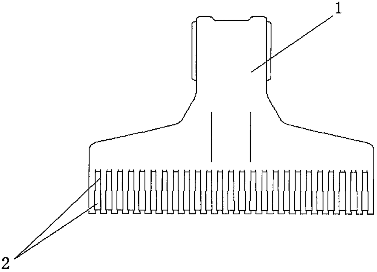 Chopping and filament-drawing flail knife