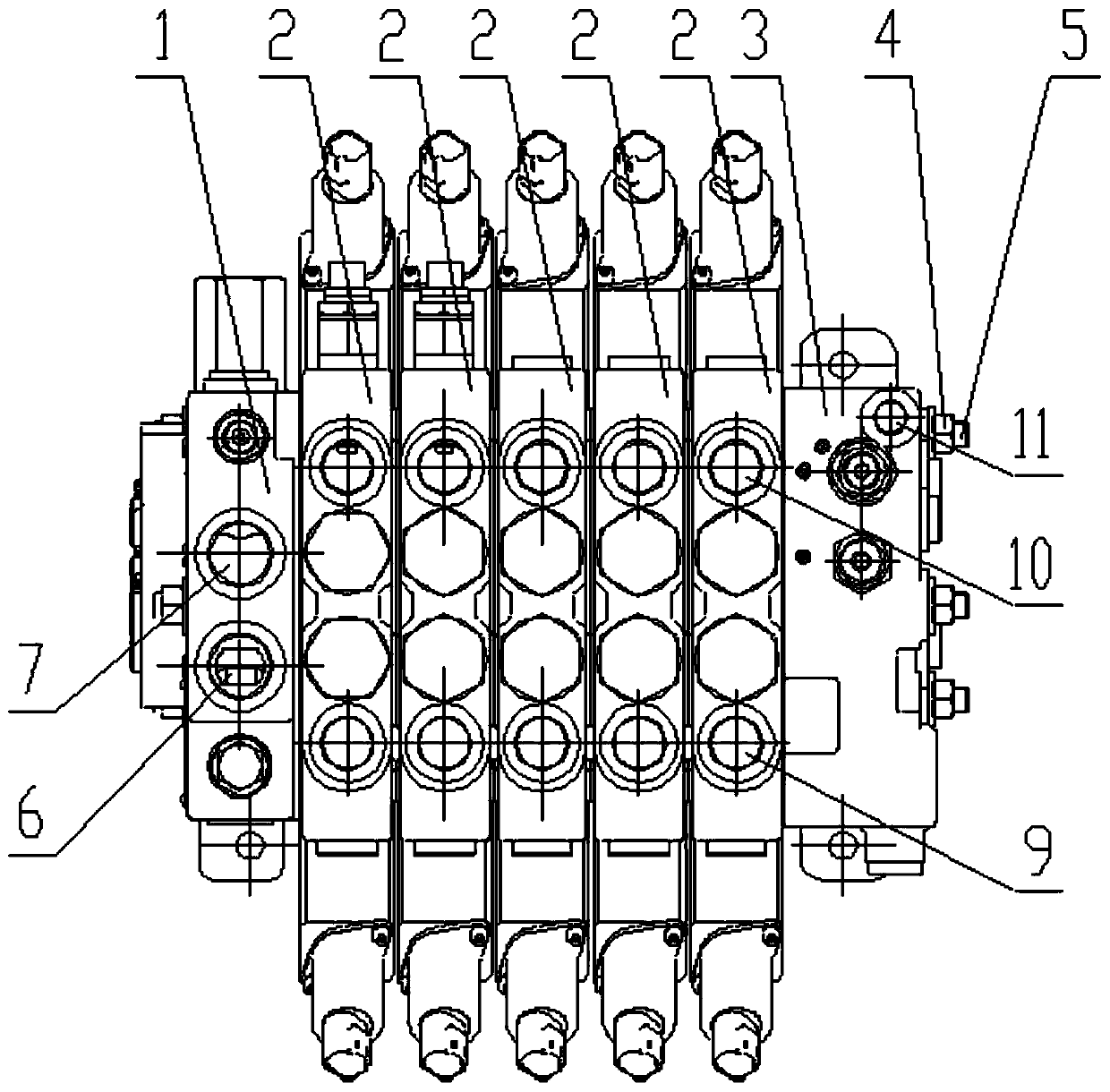 An Electric Proportional Load Sensing Multi-way Valve with Integrated Hydraulic Lock