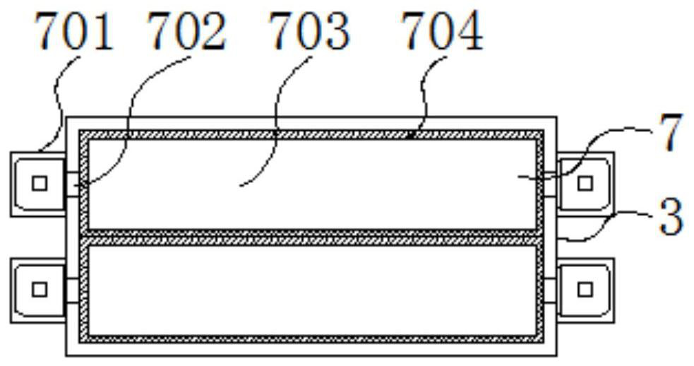 Energy-saving and environment-friendly raw material mixing device with weighing structure for for soldering flux production