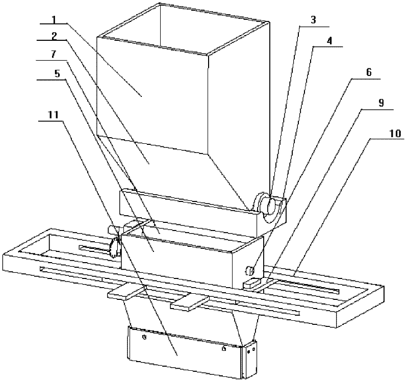 Movable-arm-type powder bed powder spreading device