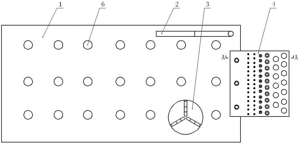 Tapping fixture with screw tap storage function