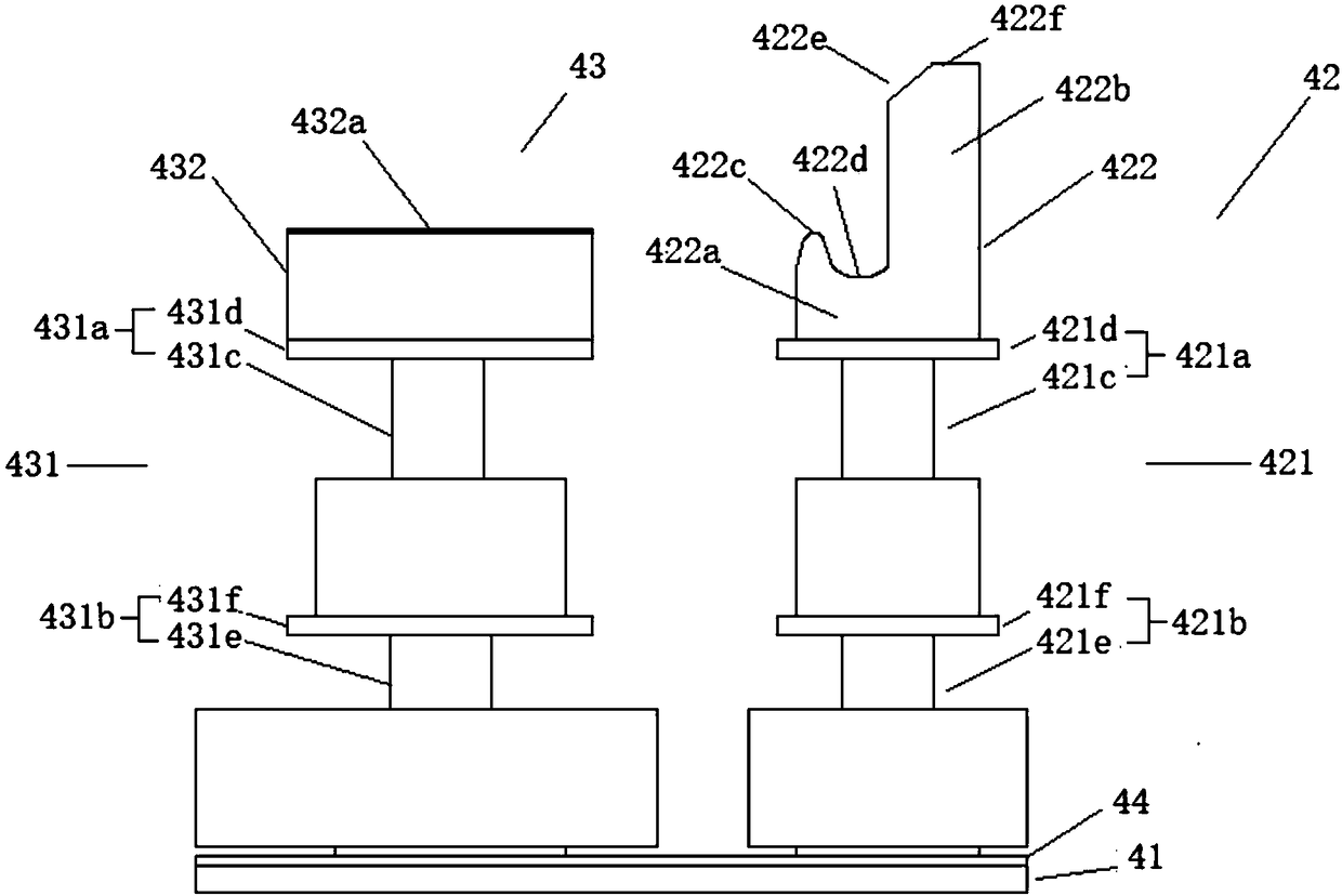 T-shaped elevator guide rail back side milling system