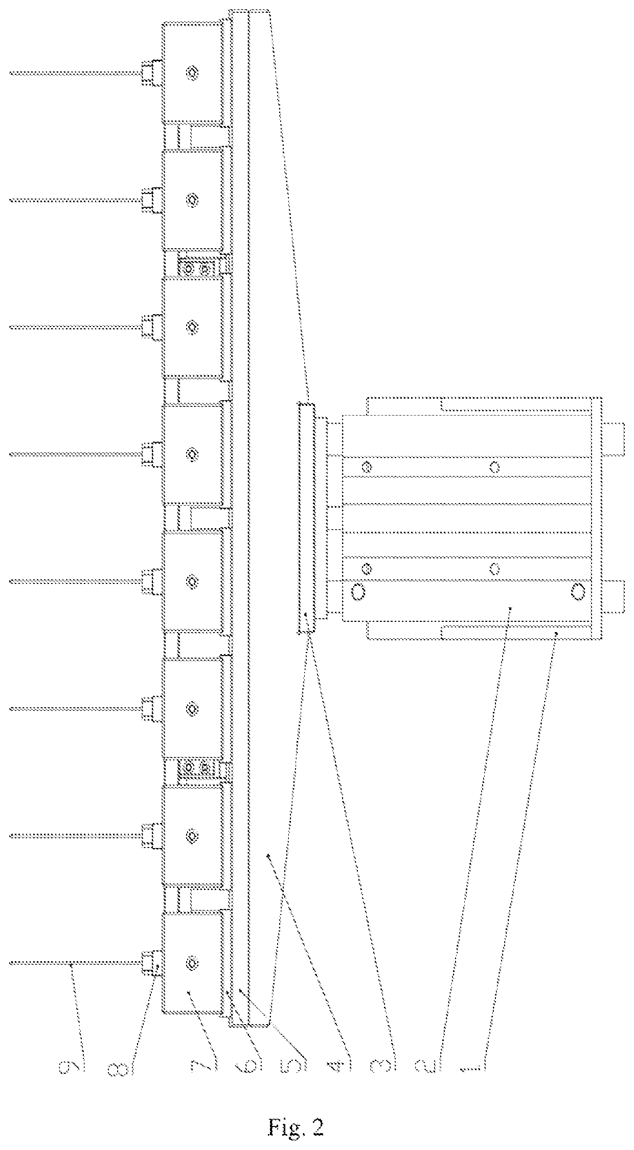 Automatic secondary degassing fixed-length mechanism for ultrathin heat pipe