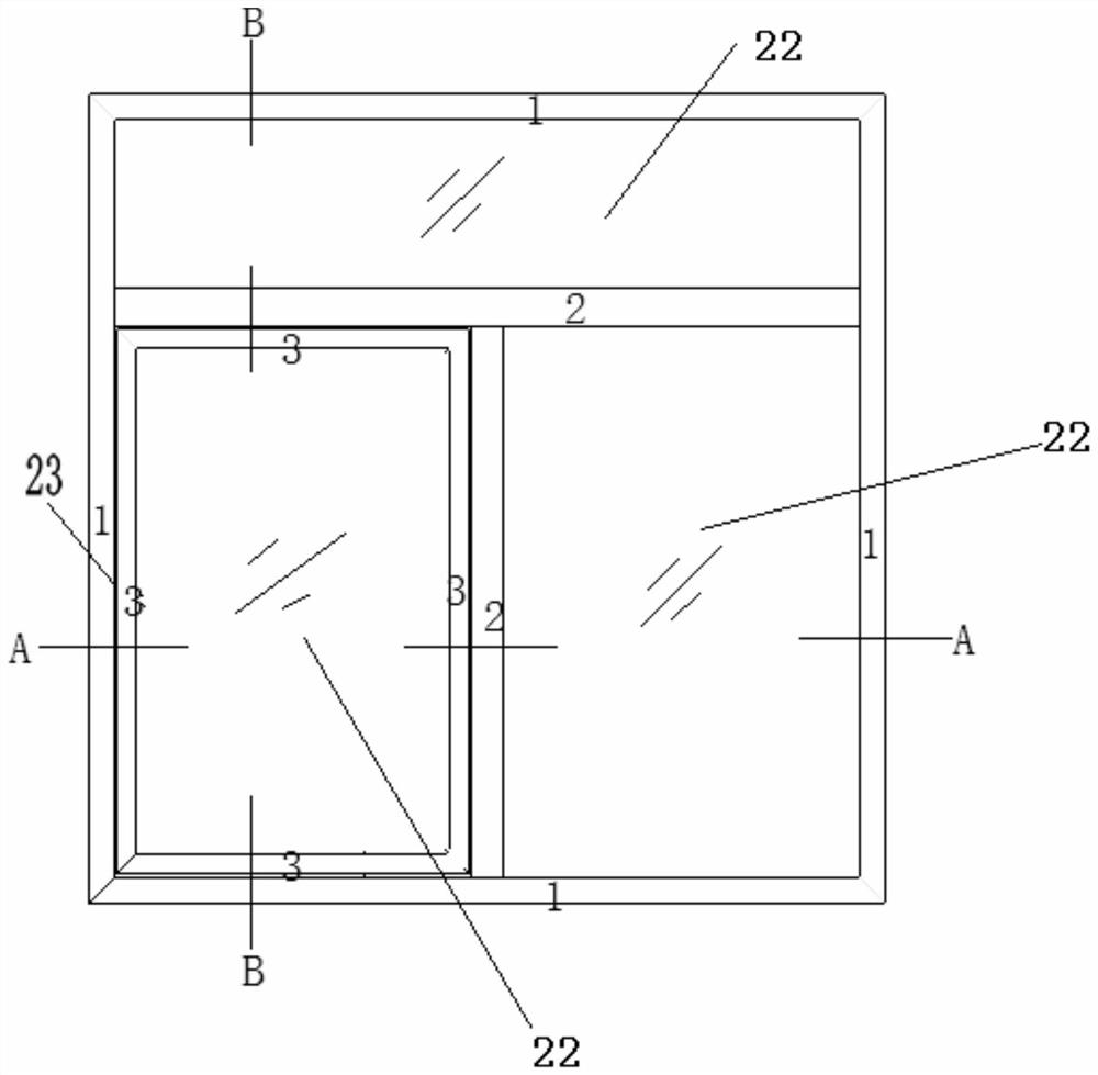 Aluminum alloy door and window with high cost performance and high energy conservation