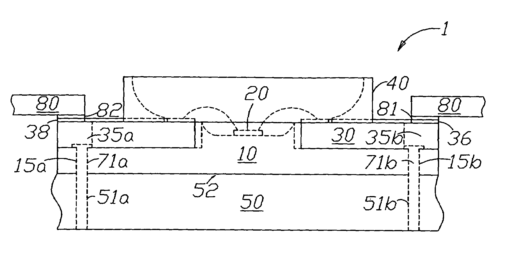 SMD(surface mount device)-type light emitting diode with high heat dissipation efficiency and high power