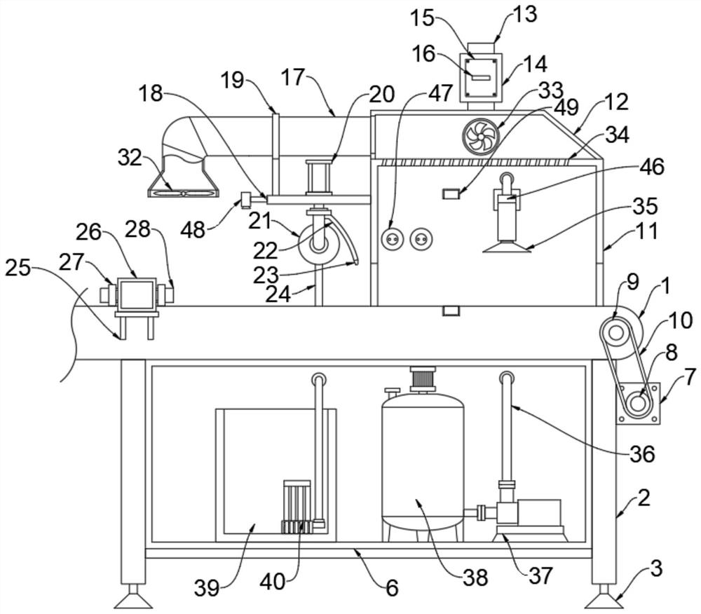 Surface treatment equipment for plastic products and use method of surface treatment equipment