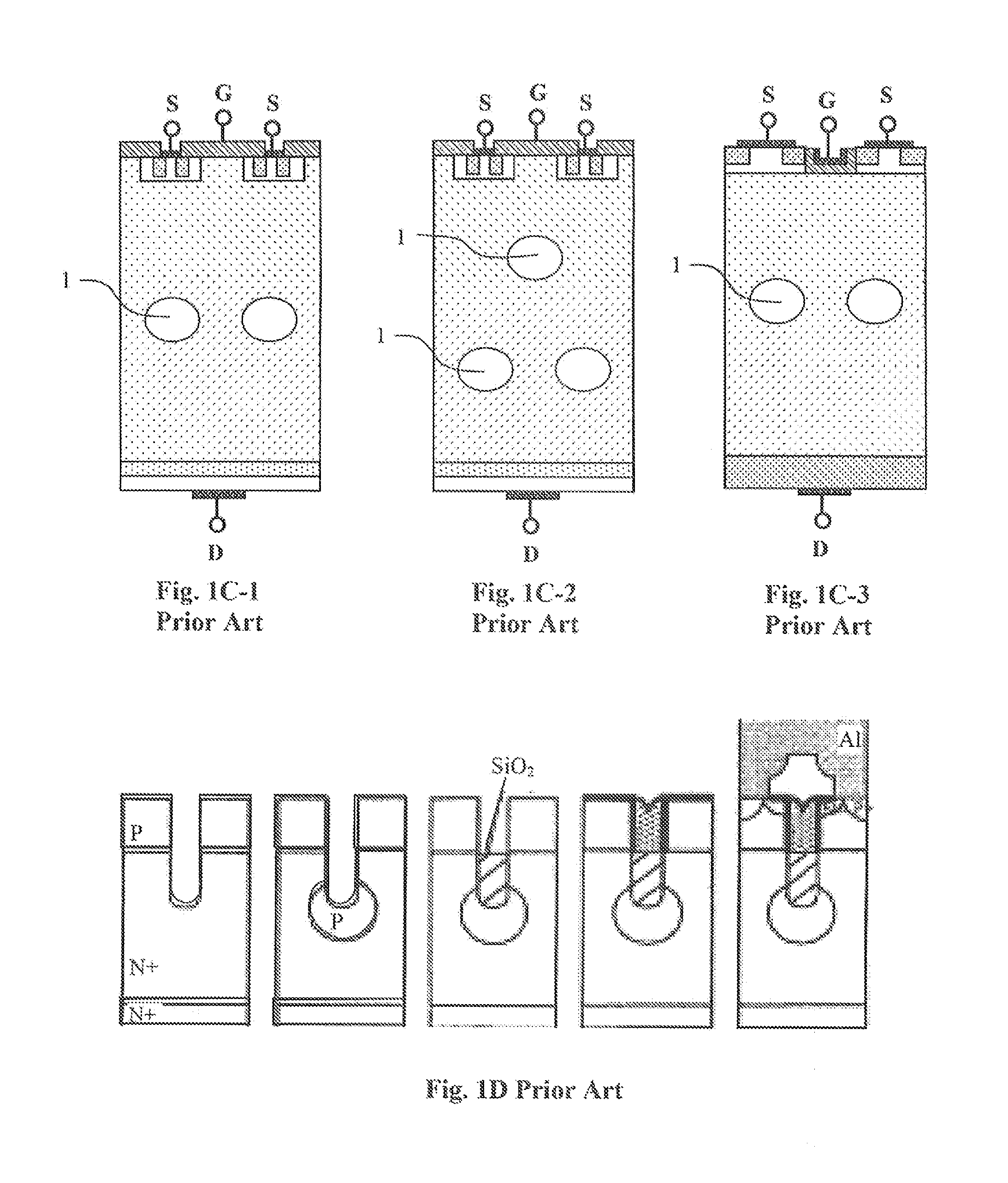 Charged balanced devices with shielded gate trench