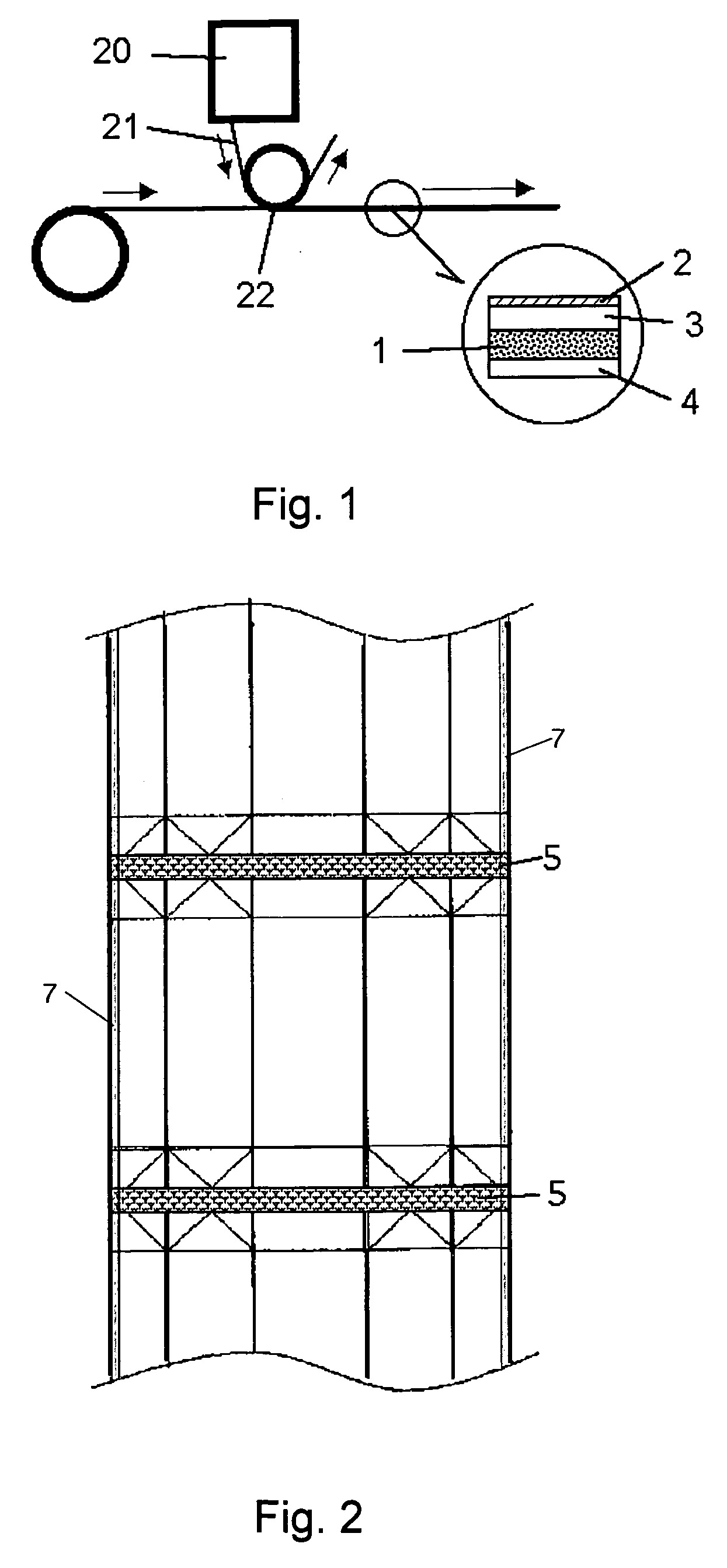 Method for producing packaging laminated material