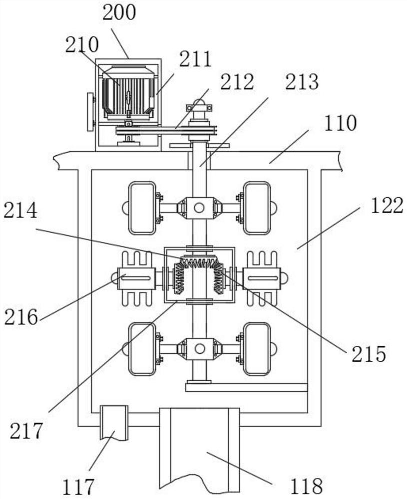 Continuous sand filtering equipment with fluid distributor