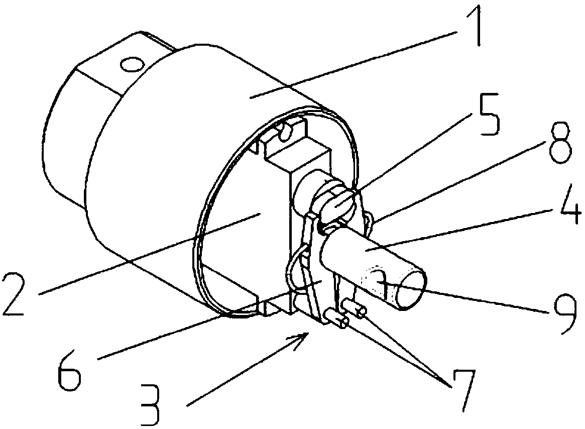 Parachute throwing device for unmanned aerial vehicle and unmanned aerial vehicle