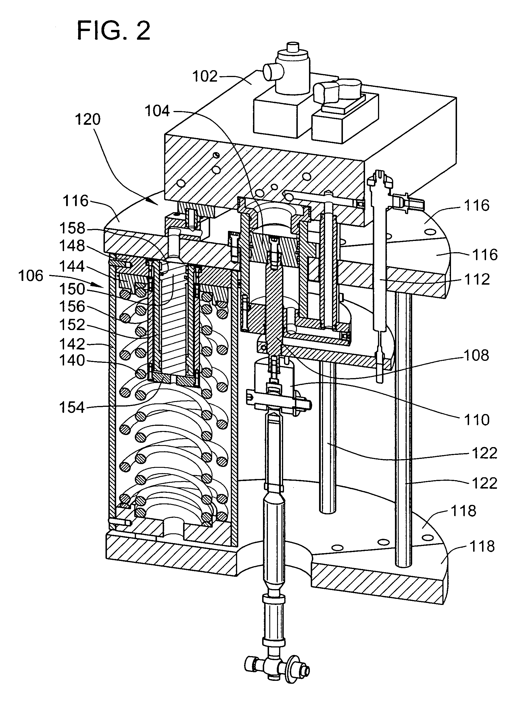 Electro hydraulic actuator with spring energized accumulators