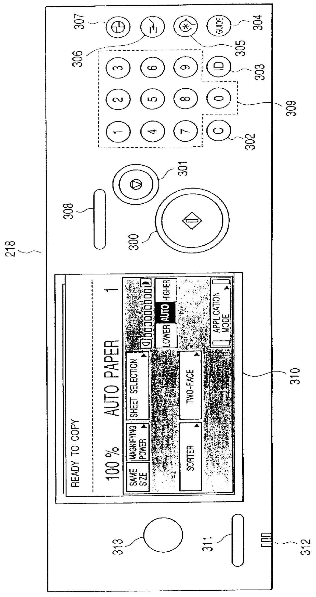 Image production equipment operable under voice direction