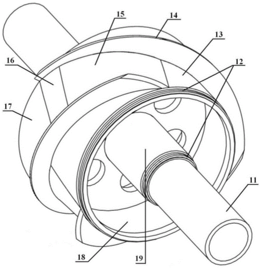 Hollow-shaft ram-rotor based on shock wave compression technology