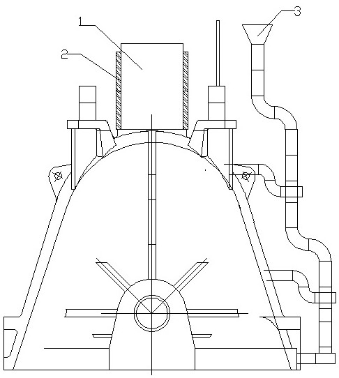 Casting method of 12-cubic-meter slag ladle