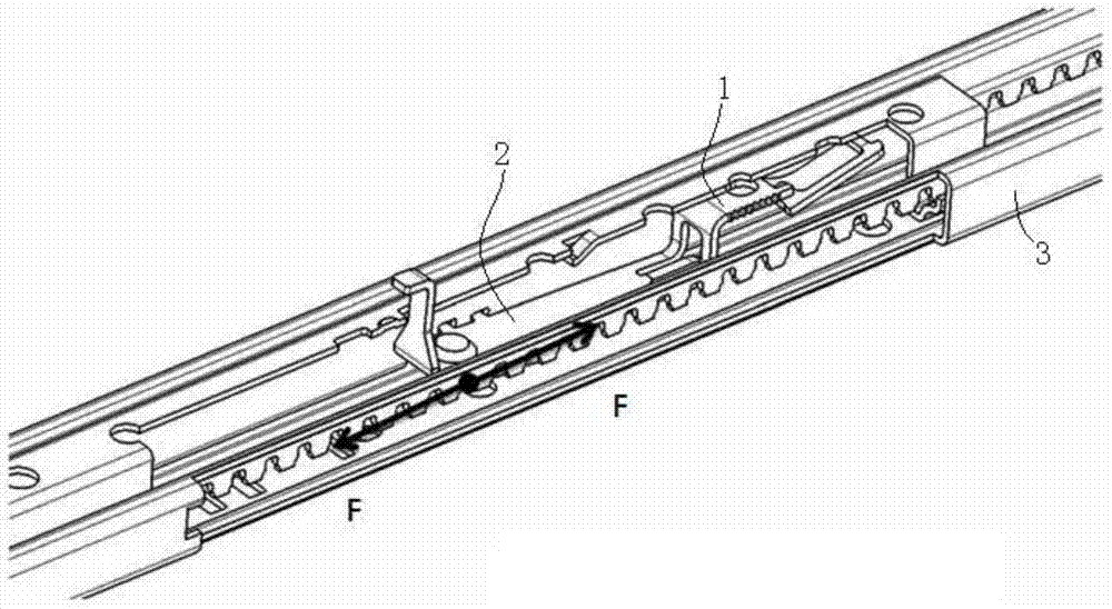 Automotive seat slide rail