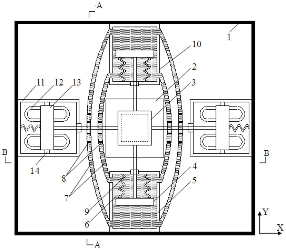 A hydraulic inertial capacity balance tuning vibration damping device