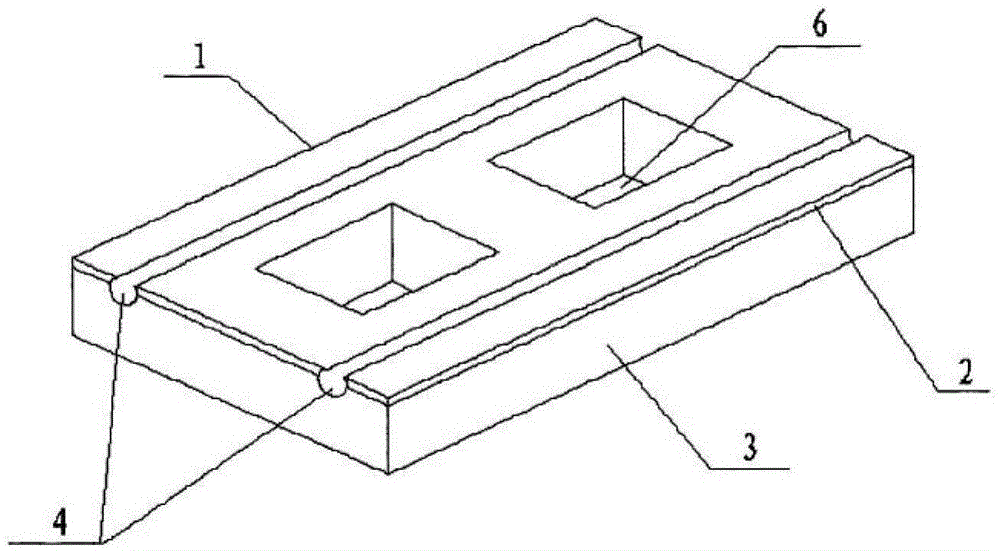 Floor heating plate structure