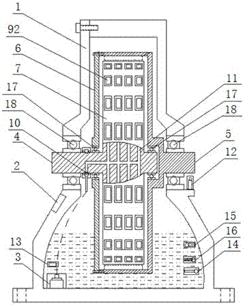 A semi-hydraulic coupler