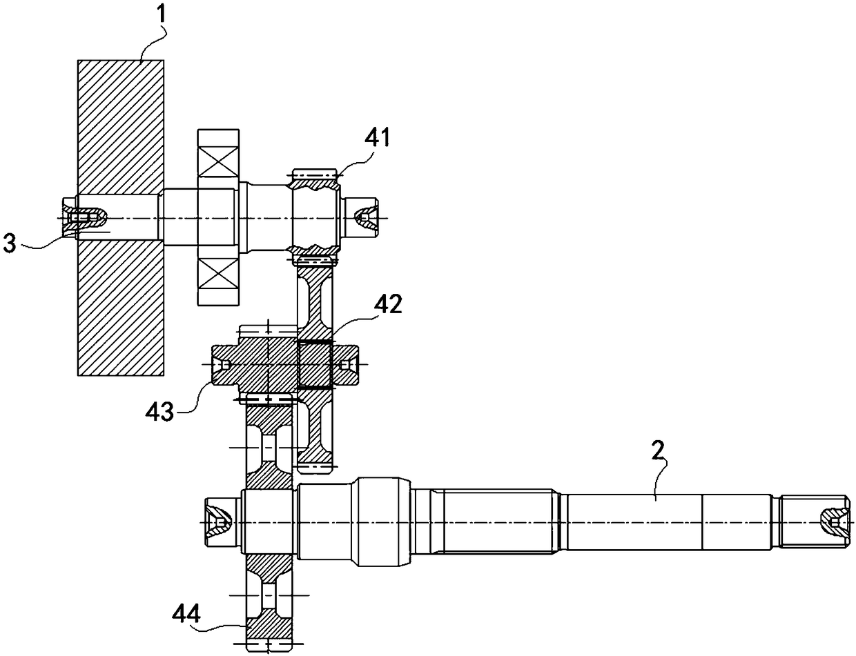 Electric pedal motorcycle and power transmission system thereof