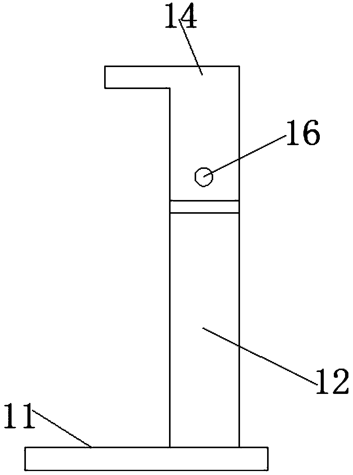 Balance weight device for machine tool
